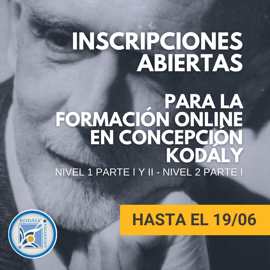 CURSO DE FORMACIÓN EN PEDAGOGÍA KODÁLY 100% ONLINE